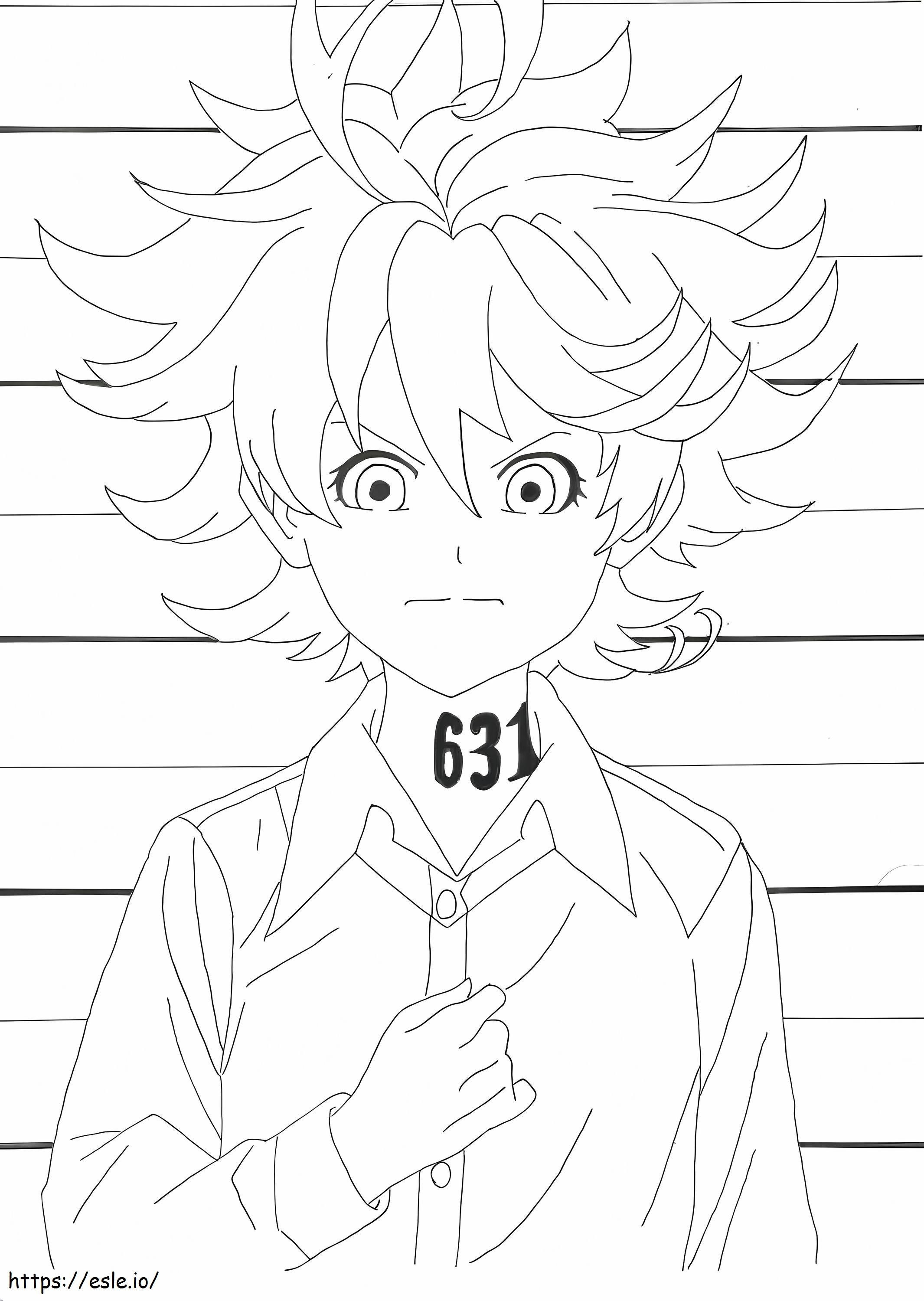Emma Of The Promised Neverland coloring page
