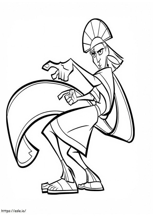 Kuzco Emperors New Groove coloring page