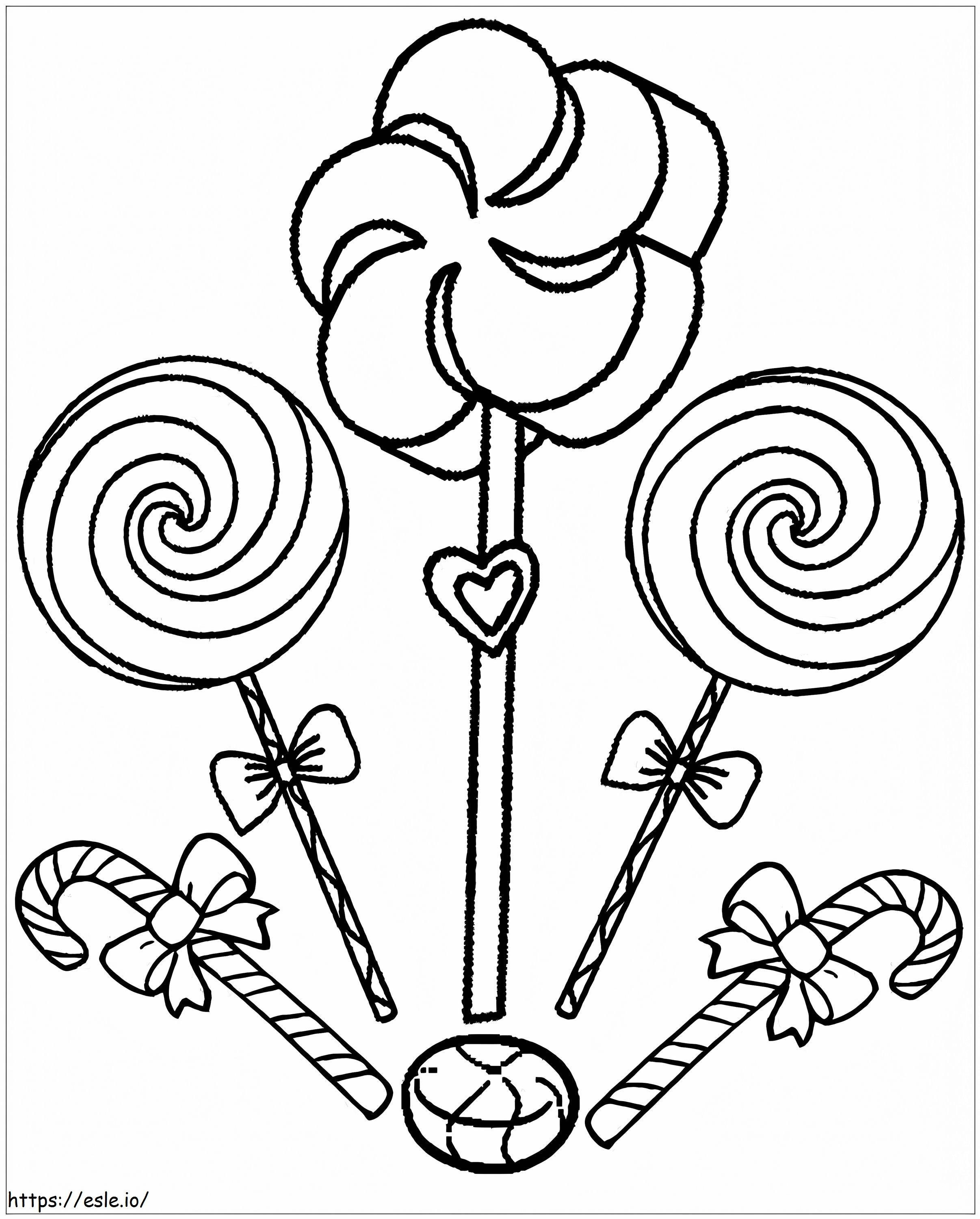 Amazing Candy coloring page