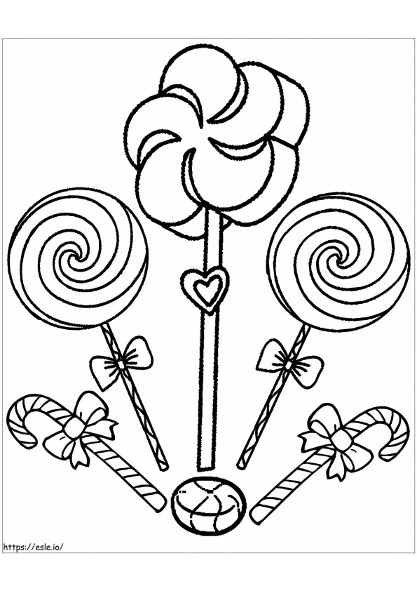 Amazing Candy coloring page