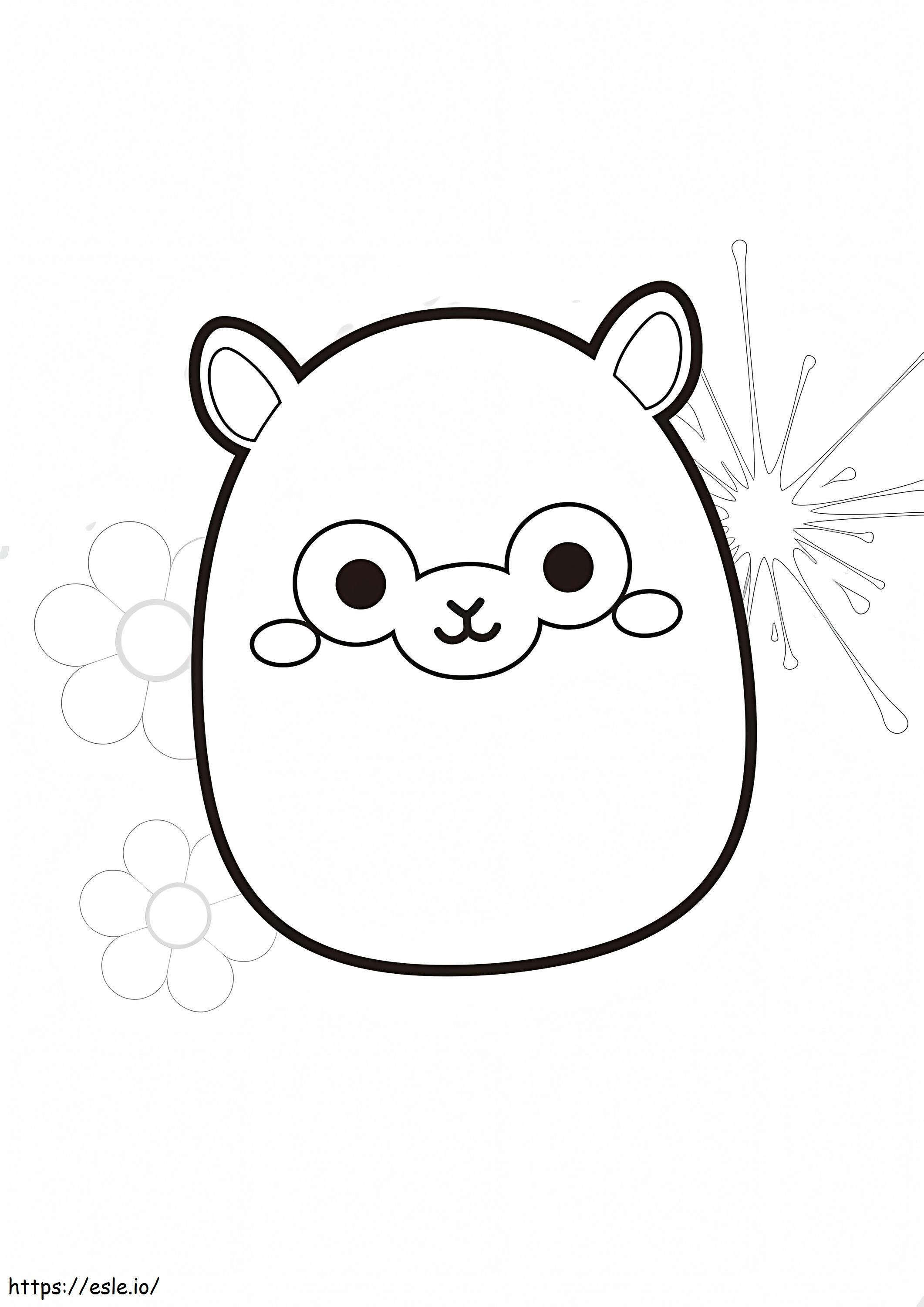 Tim Squishmallows coloring page