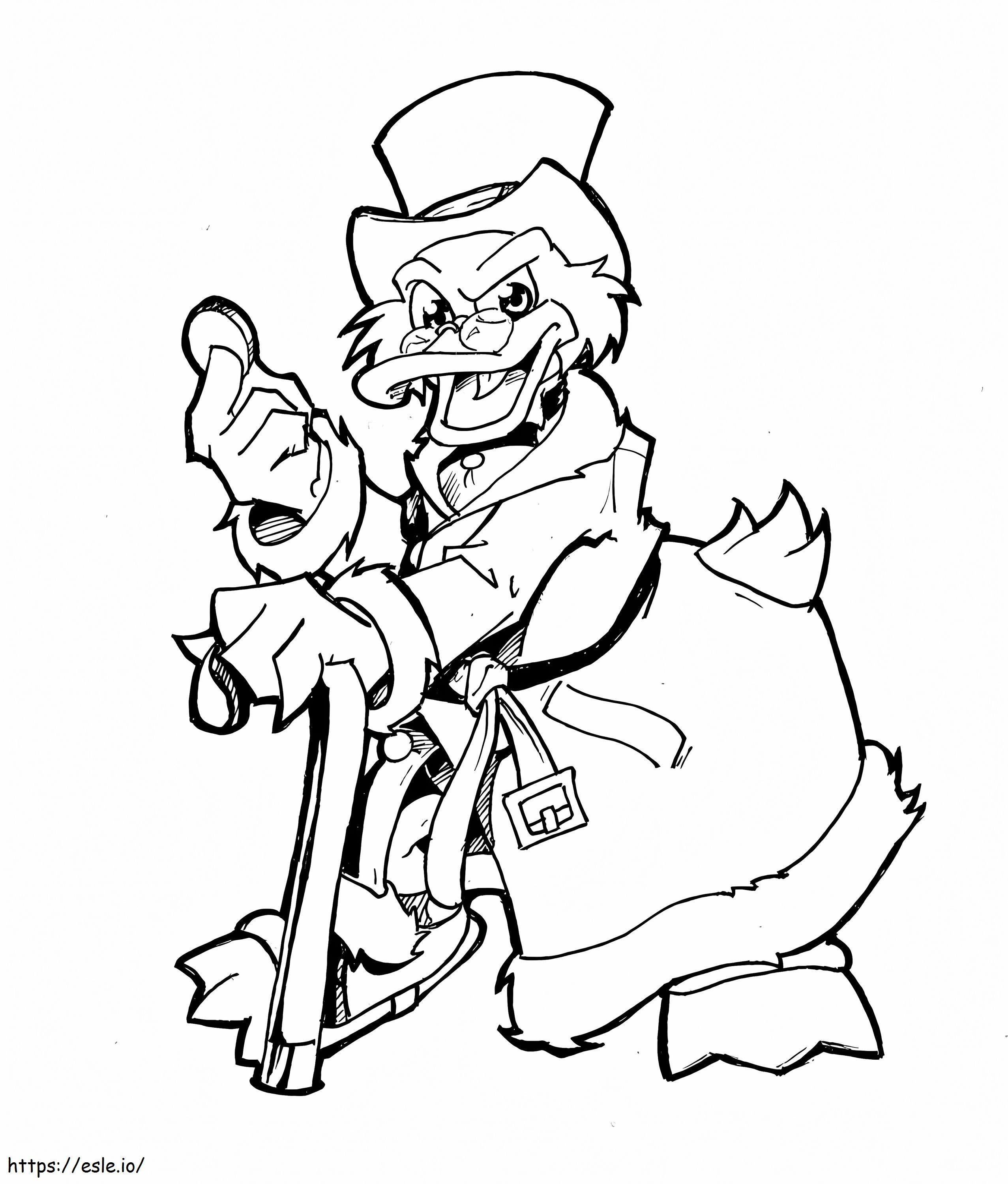 Scrooge McDuck 5 coloring page