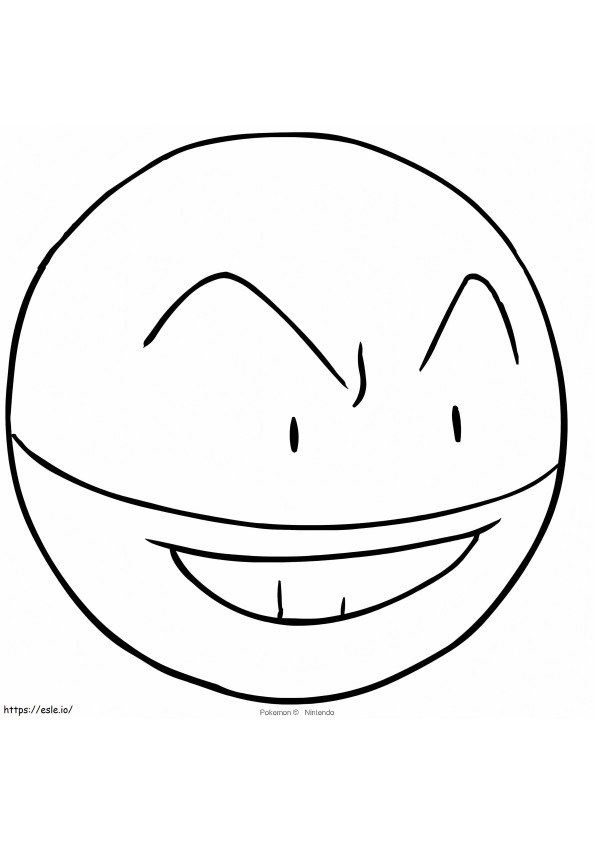 Printable Electrode coloring page