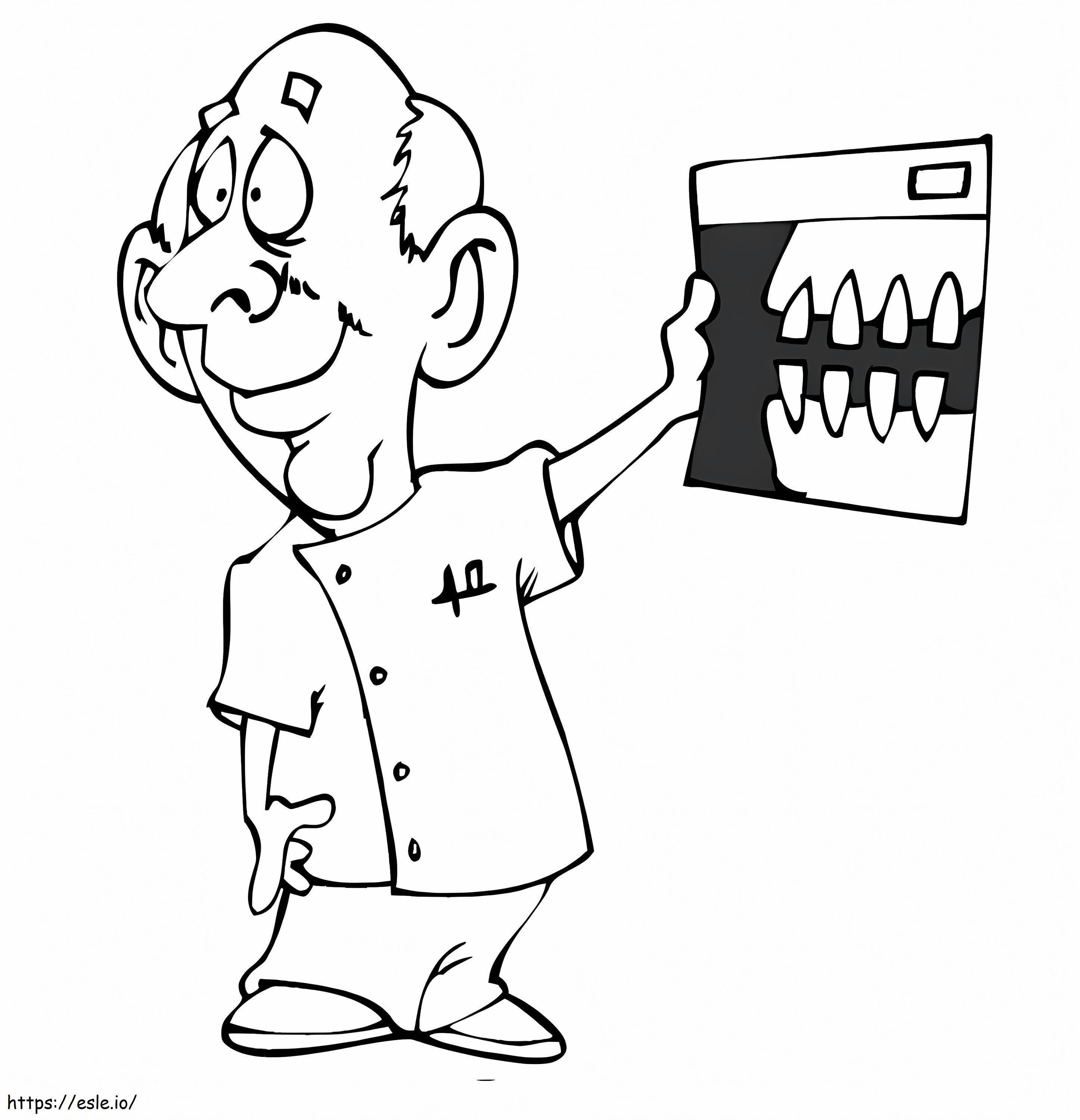 Dentist 2 coloring page