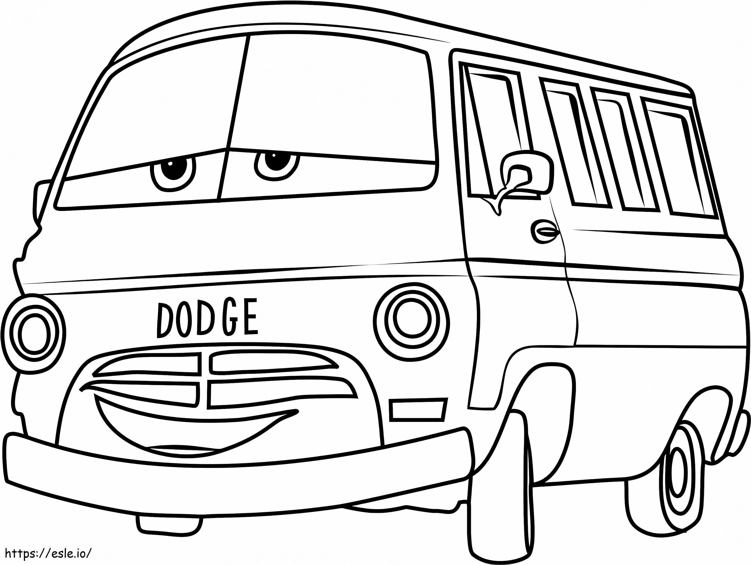 Dusty Rust Eze From Cars 31 coloring page