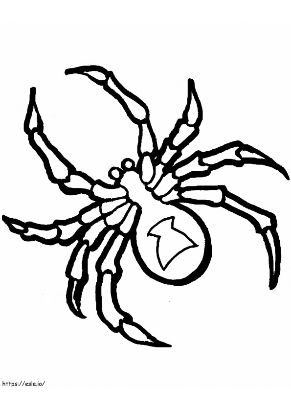 Spider 2 coloring page