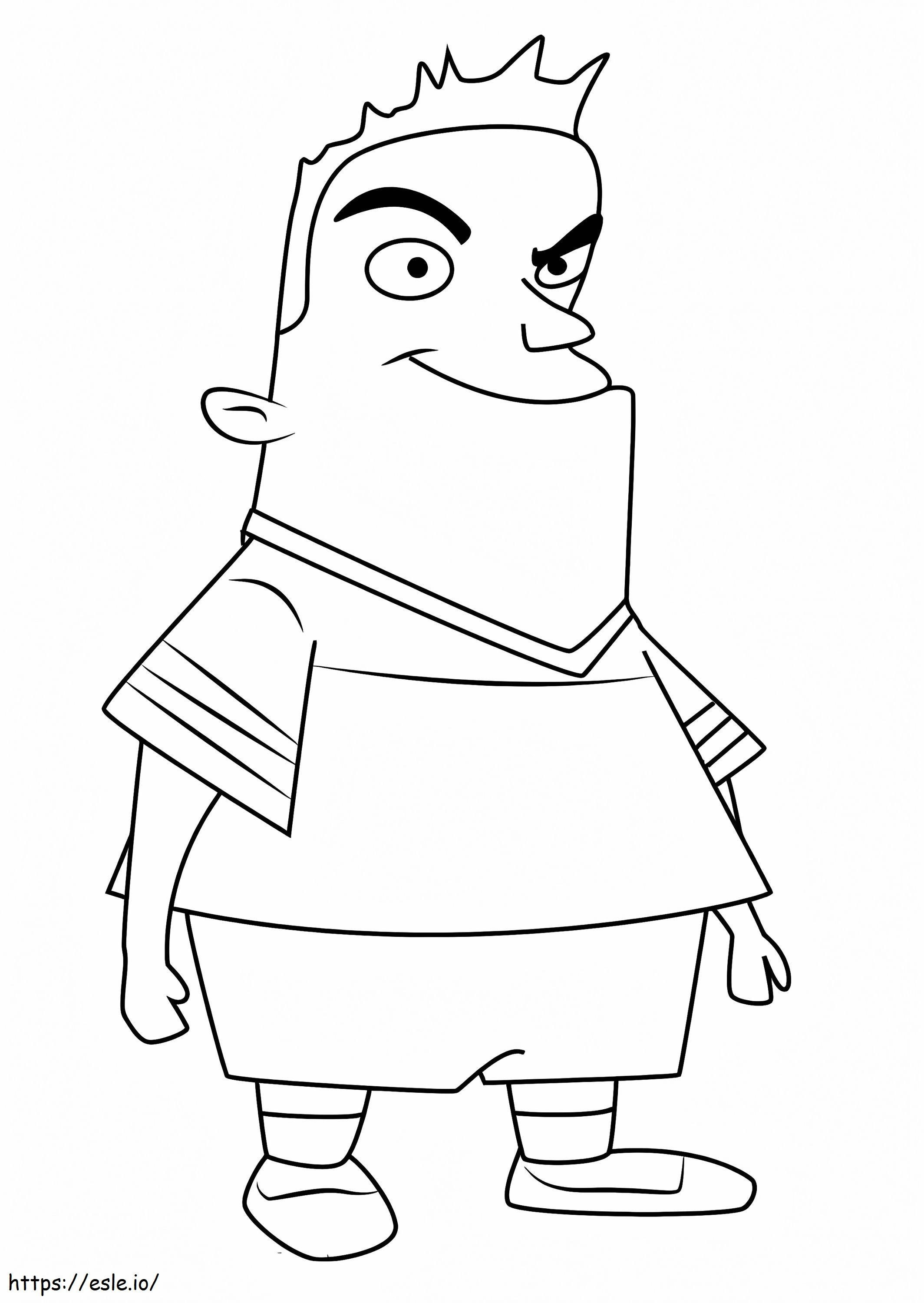 Kyle From Squirrel Boy coloring page