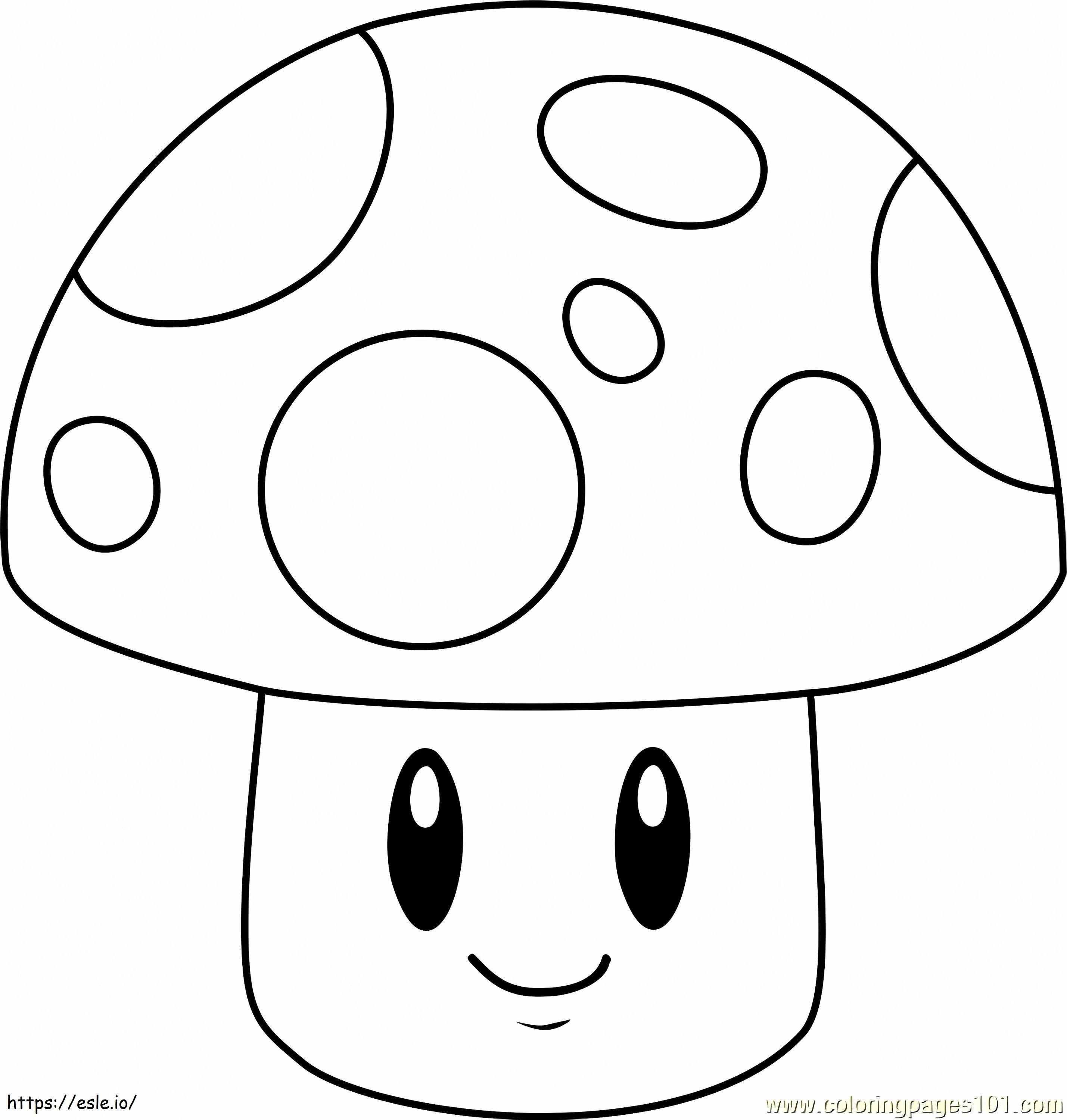 Sun Shroom1 coloring page