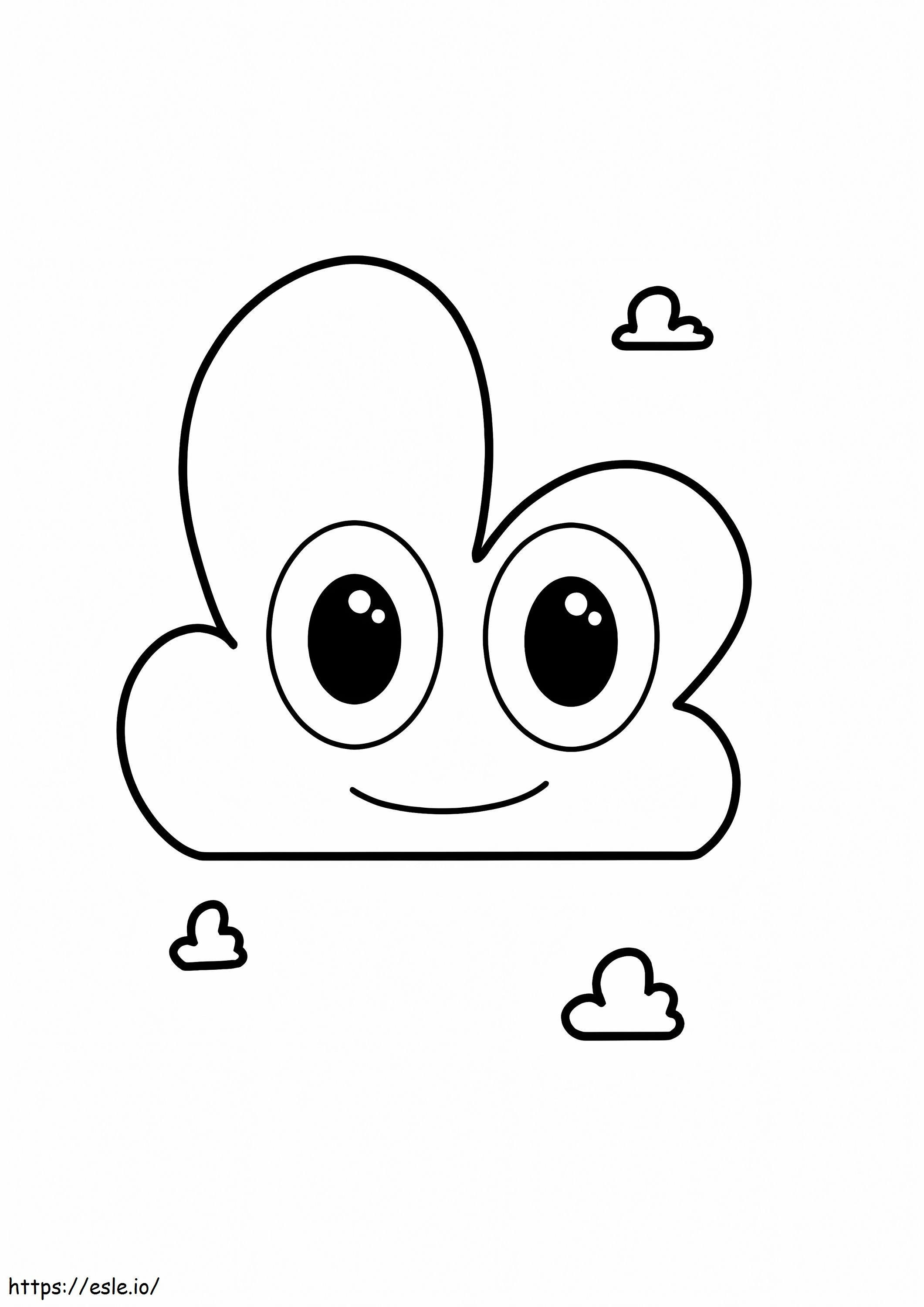 Lovely Cloud coloring page