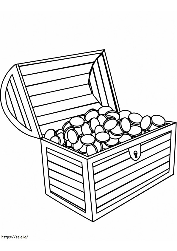 Treasure Chest coloring page