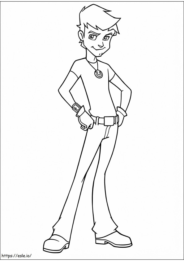 Will Taggert From Horseland coloring page