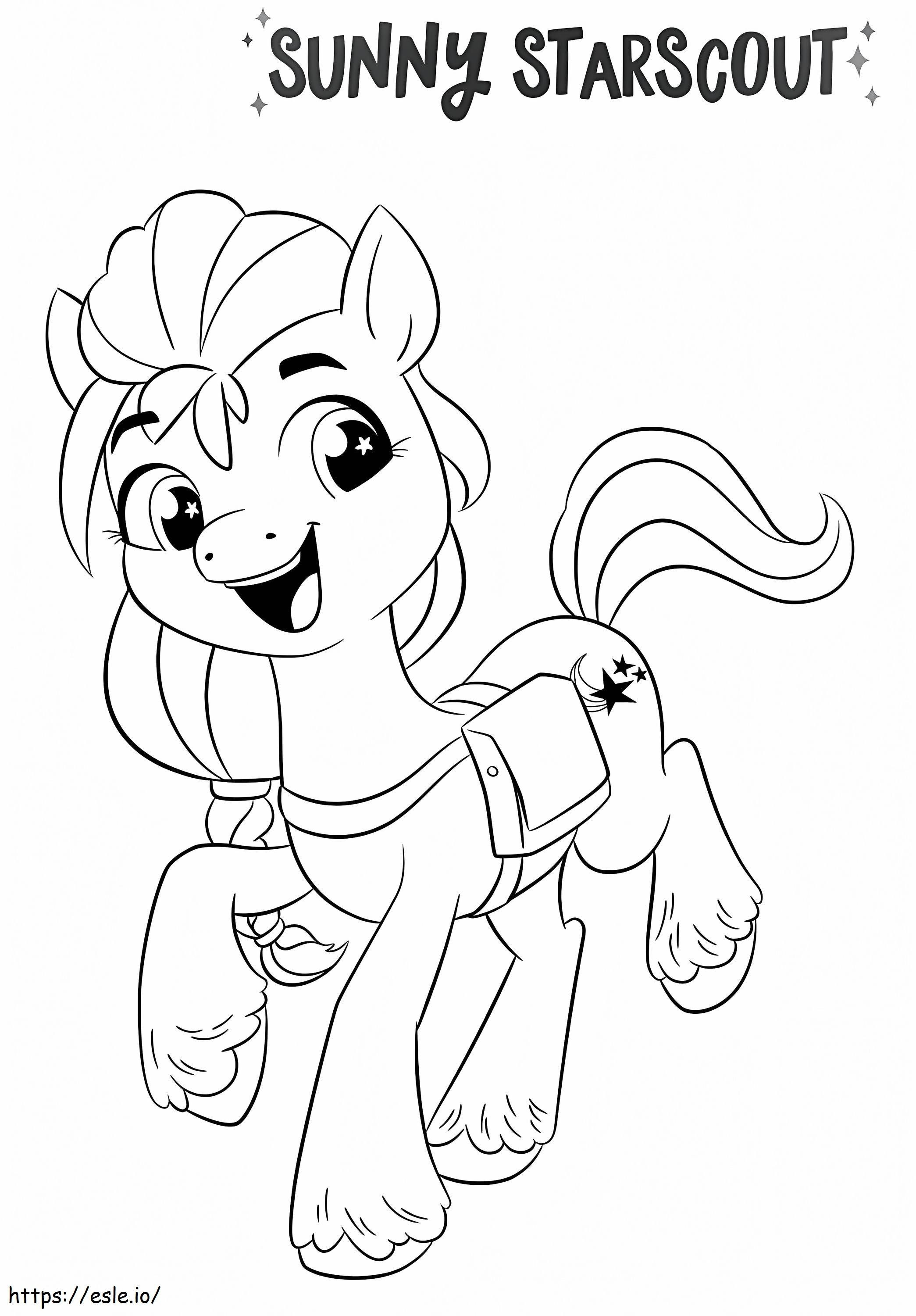 Sunny Starscout coloring page
