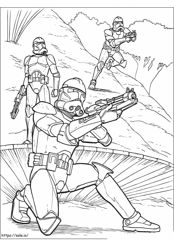Star Wars 6 coloring page