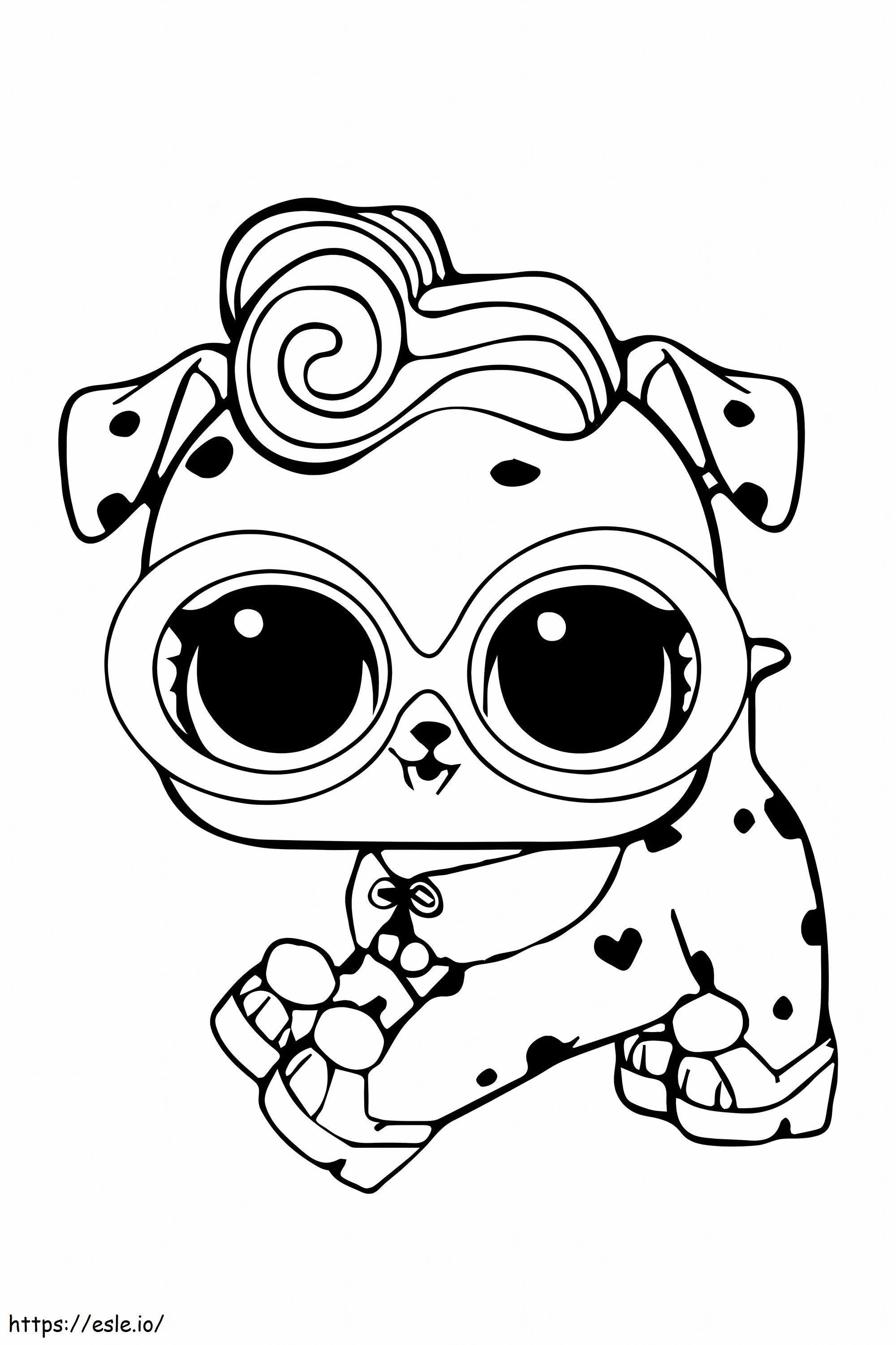 LOL Pets Dolmatinets coloring page
