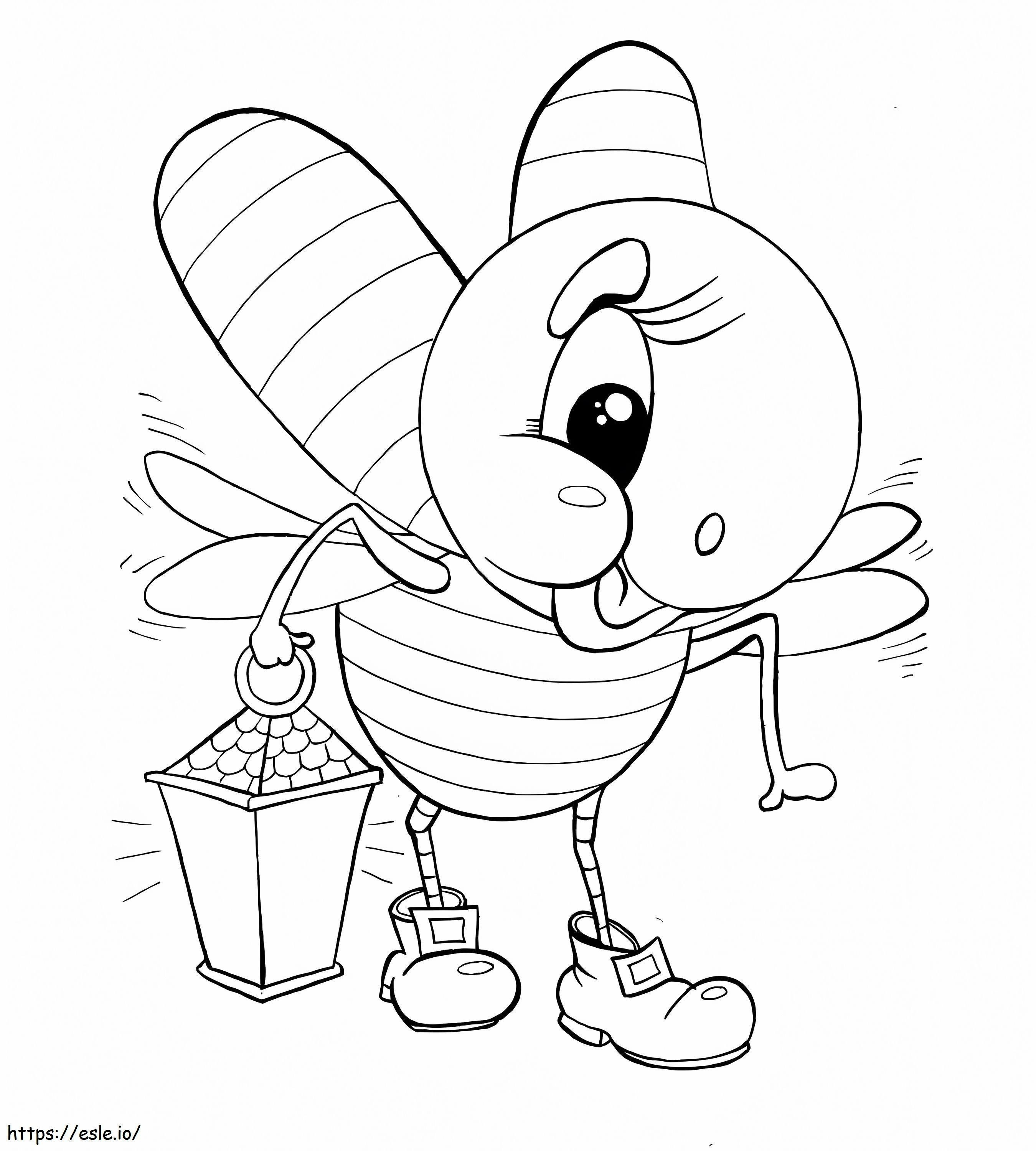 Little Firefly coloring page