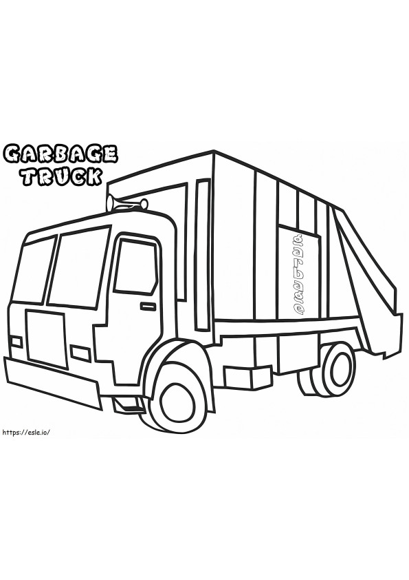 66Cf77308Da9E10D4De3607Eb6Ba8A8C Garbage Truck To Download And Print 1000 726 coloring page