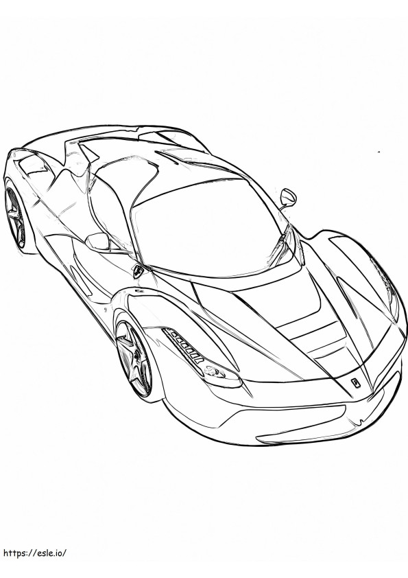 Ferrari 10 da colorare
