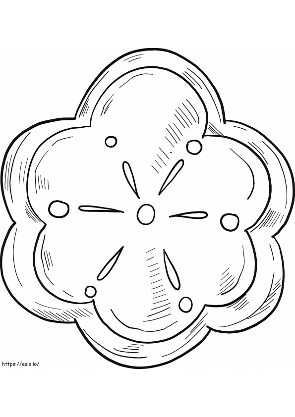 Free Christmas Cookie coloring page