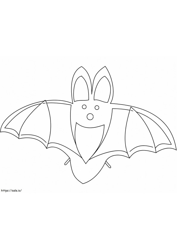 Helppo Bat värityskuva