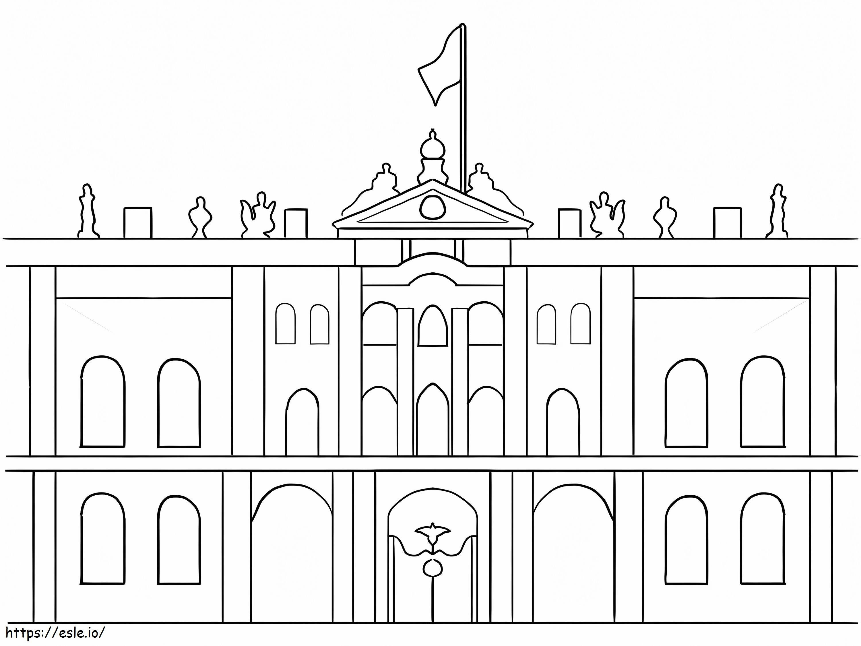 Hermitage Museum coloring page
