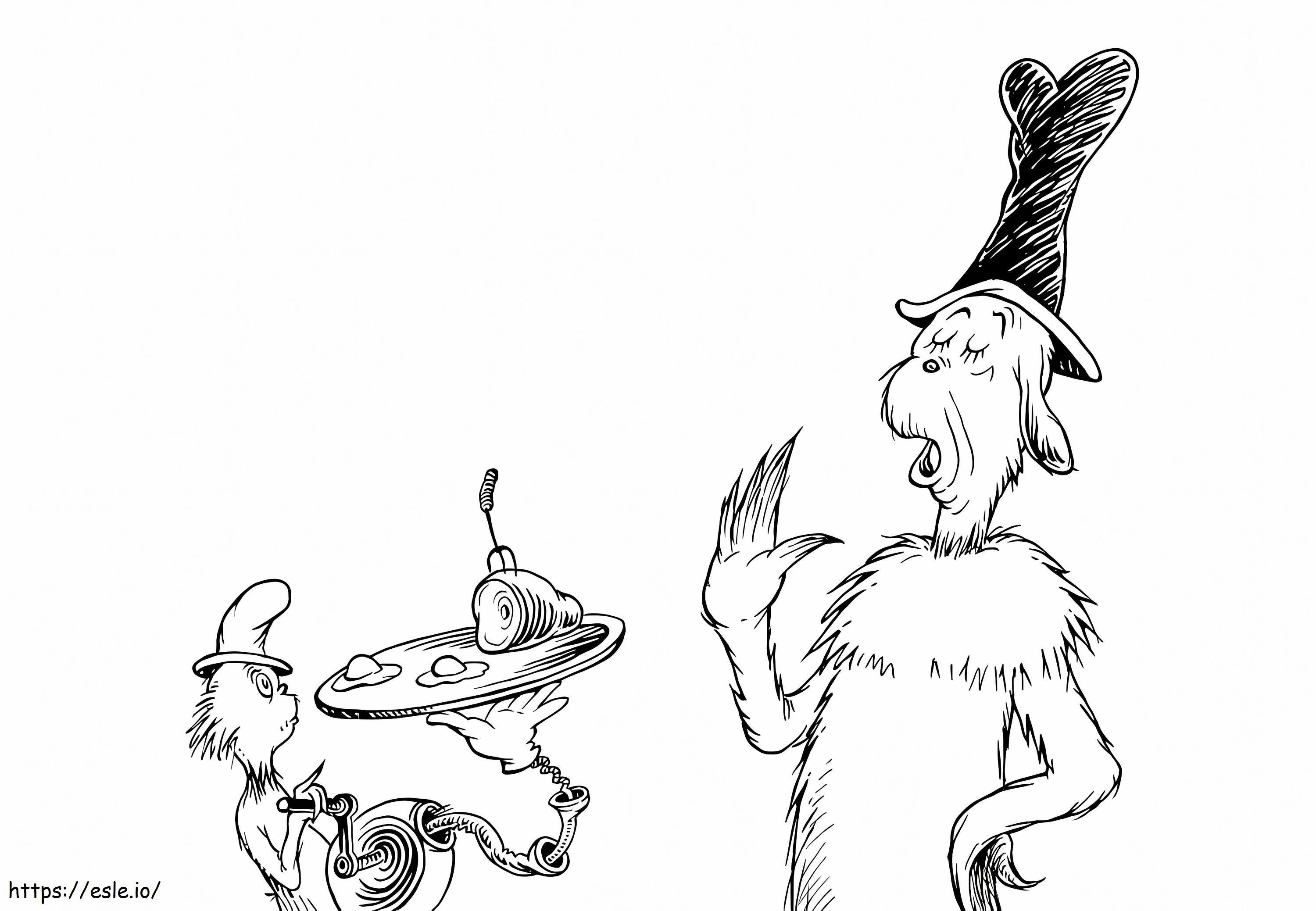 Green Eggs And Ham 8 coloring page