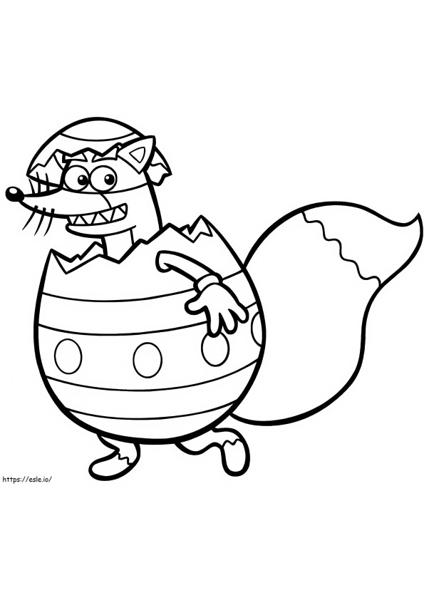 Swiper From Dora The Explorer coloring page