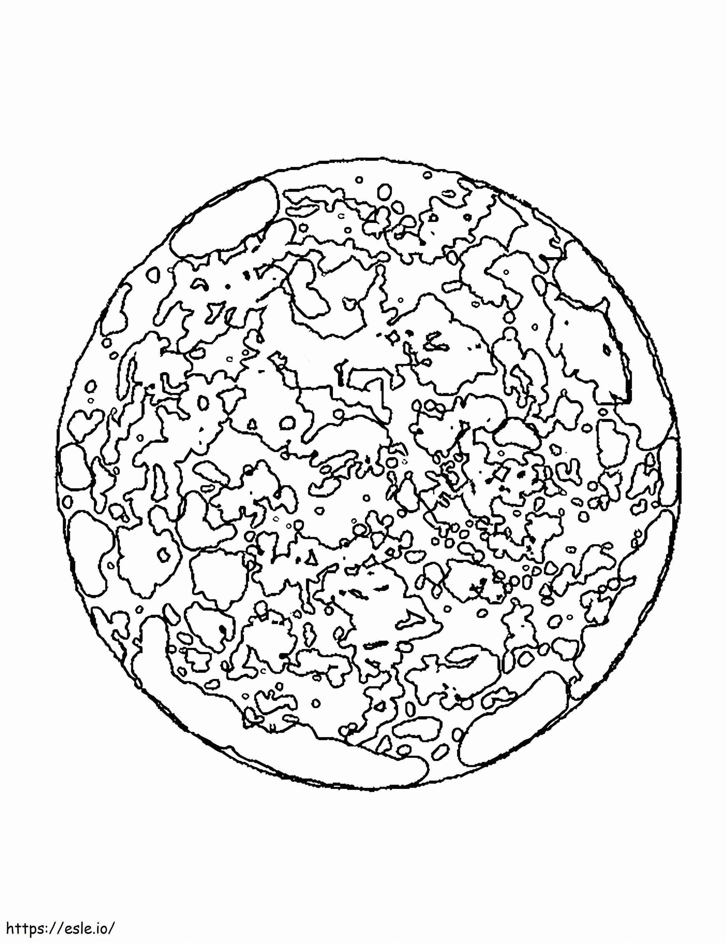 Drawing Planet coloring page