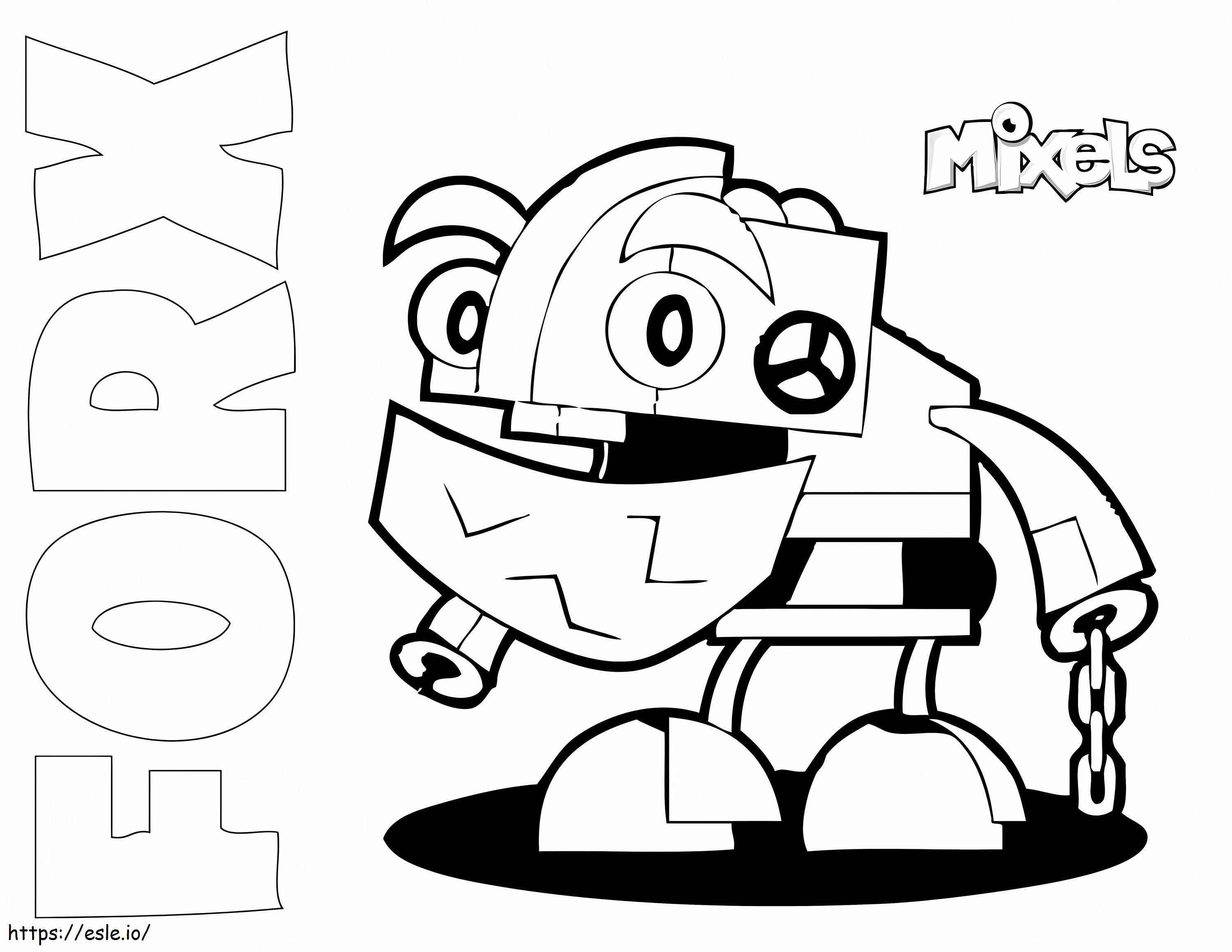 Mixel Forx coloring page