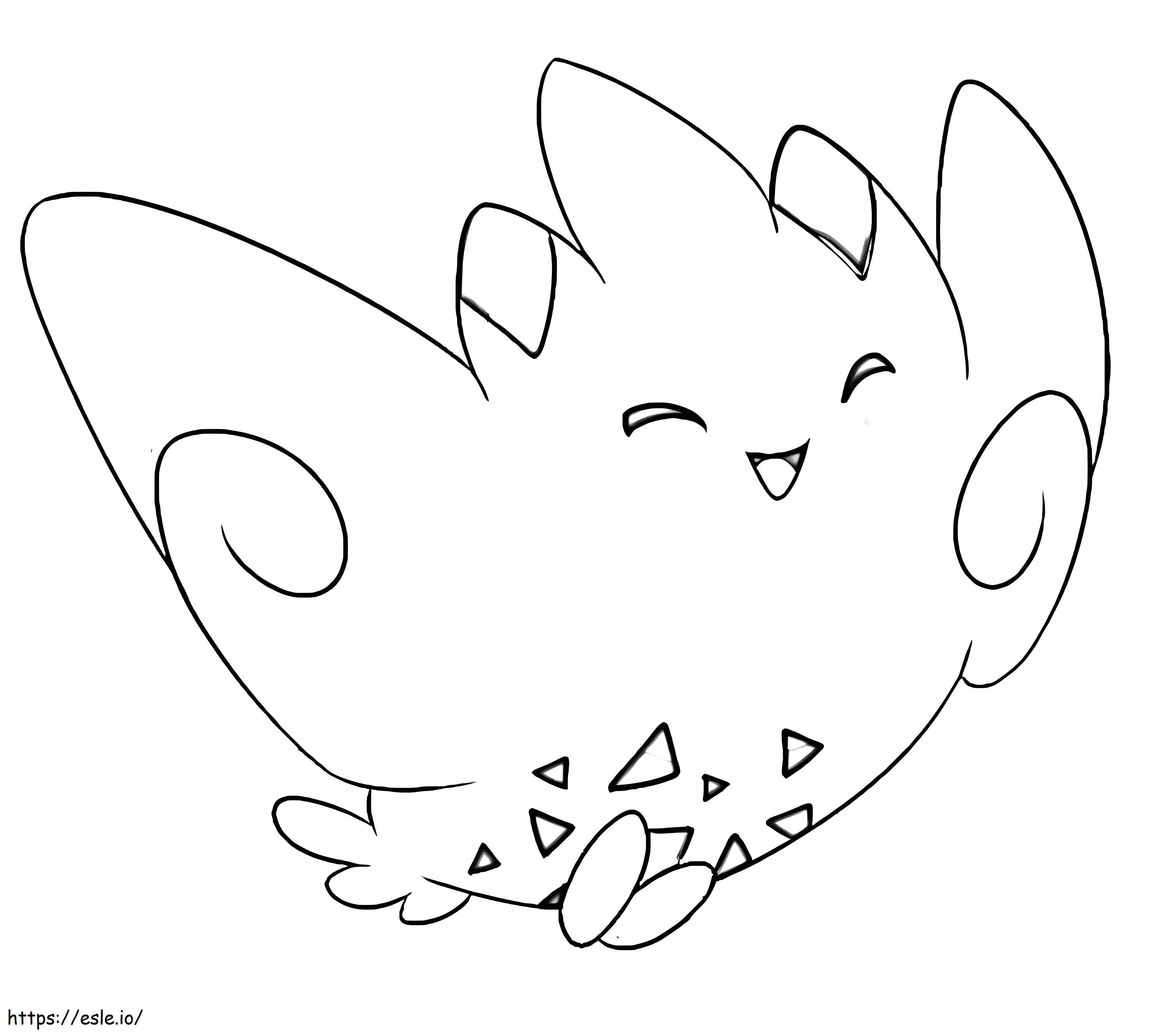 Togekiss Pokemon 1 coloring page