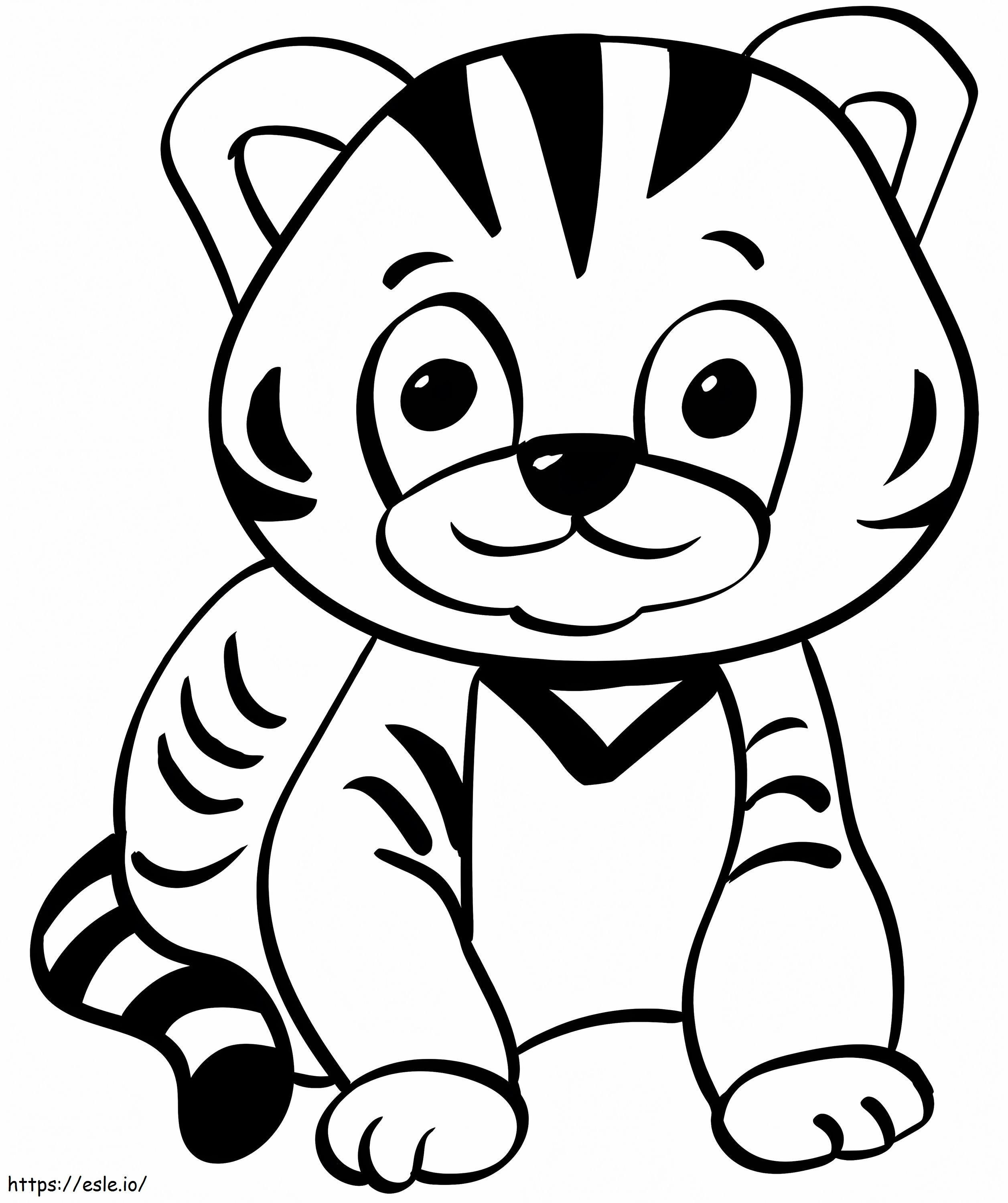Tiger Cub coloring page