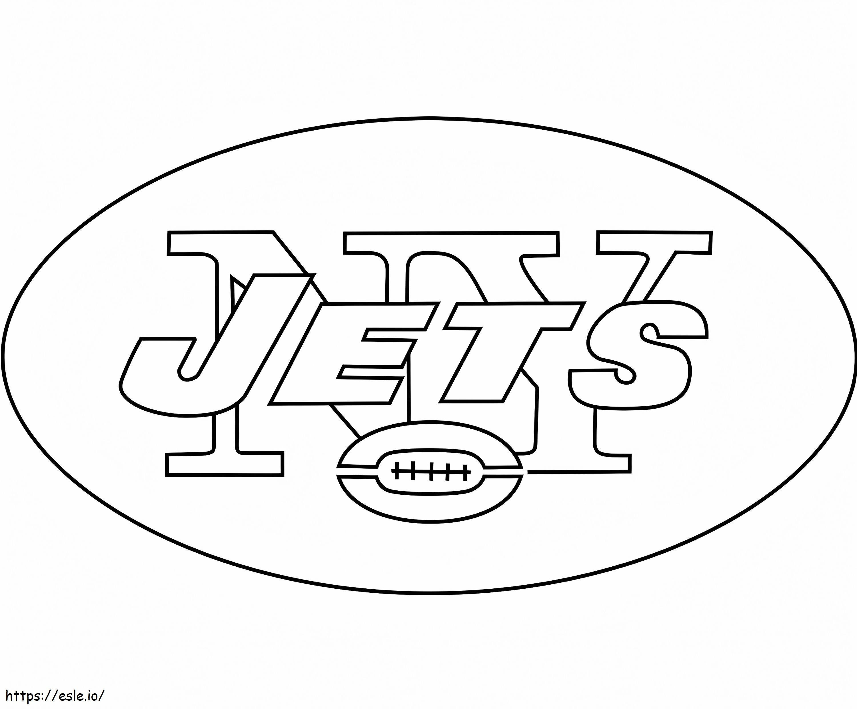 Coloriage Logo des Jets de New York à imprimer dessin