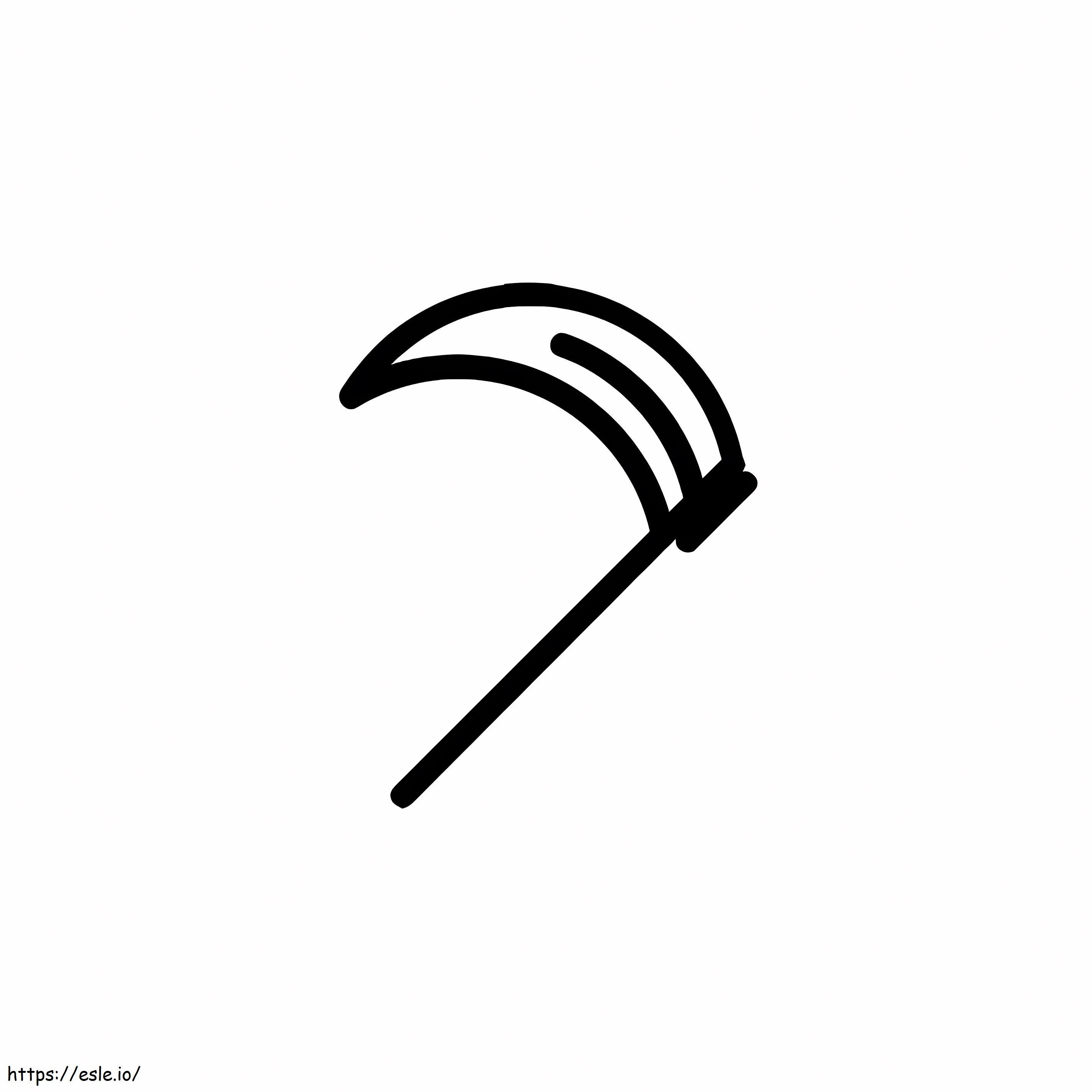 Simple Scythe coloring page