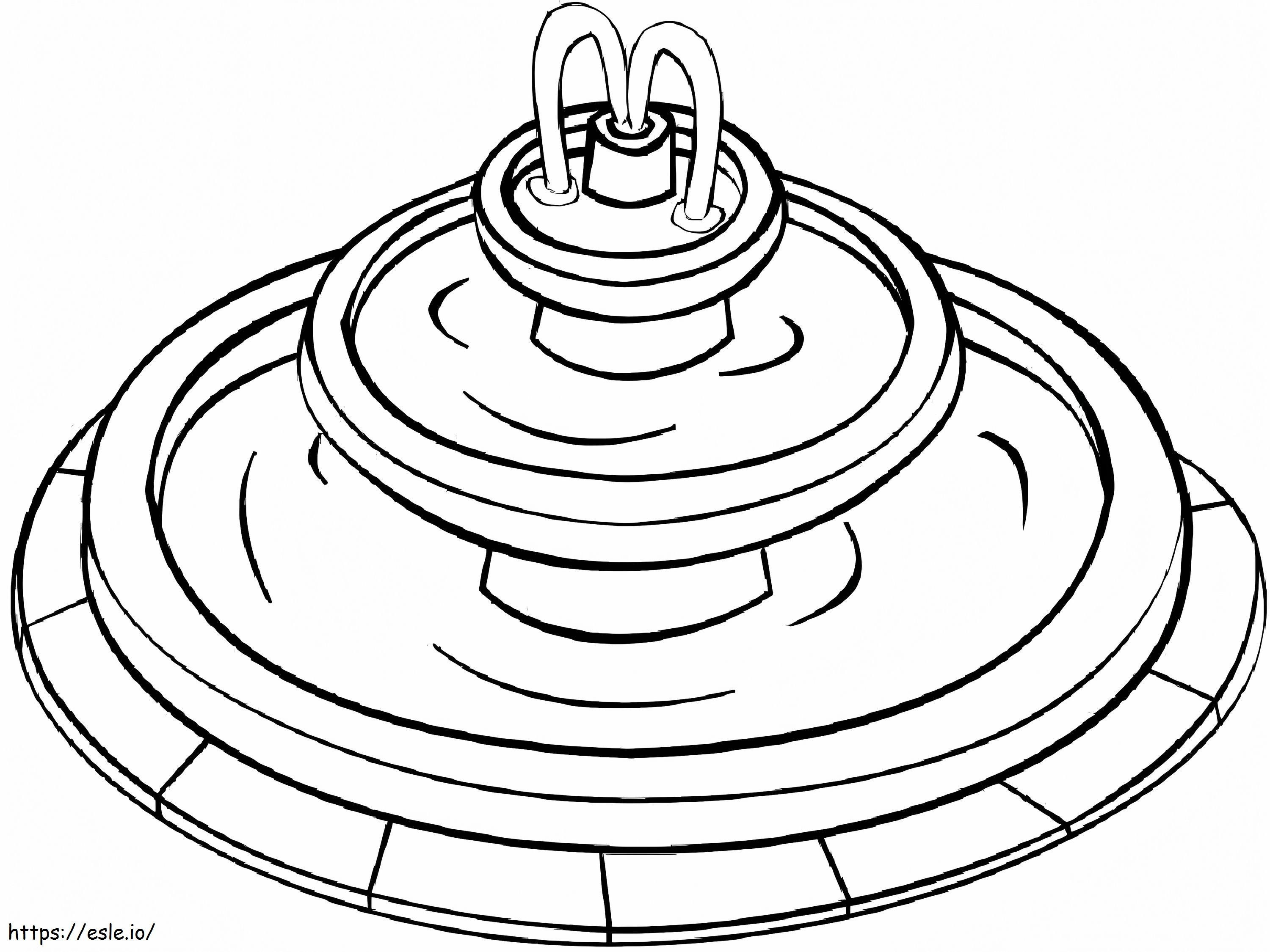 Fountain Free Printable coloring page
