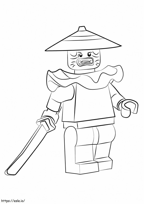 Stone Swordsman From Ninjago coloring page