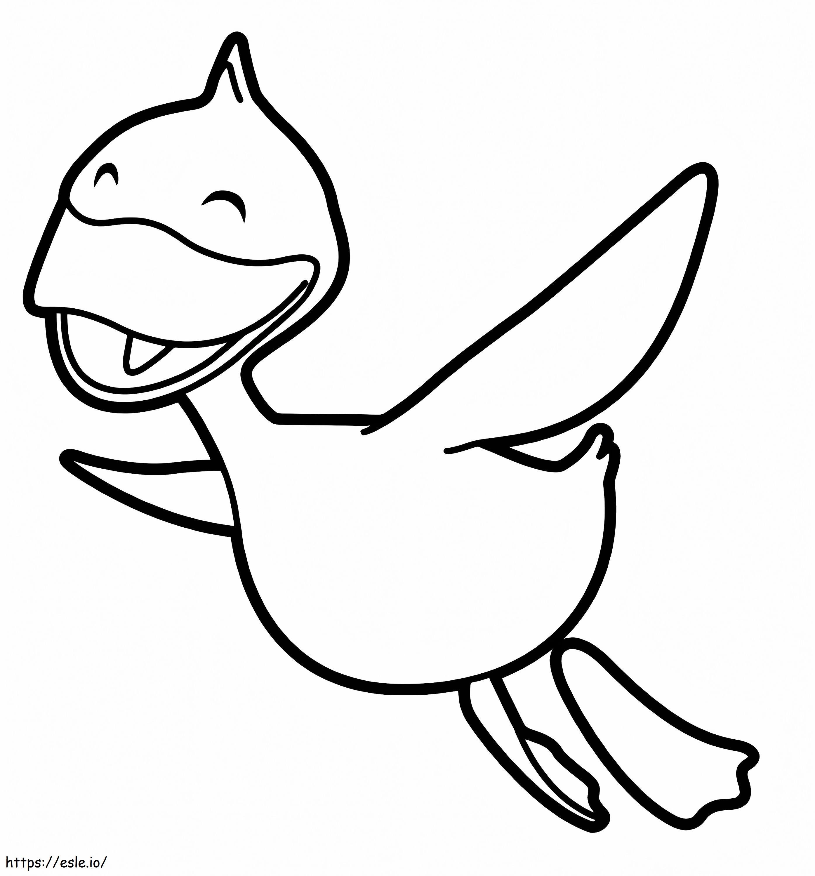 Cute Duck From Uki coloring page
