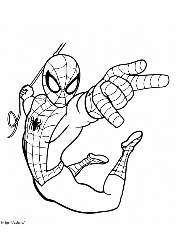 Perfekter Spiderman ausmalbilder