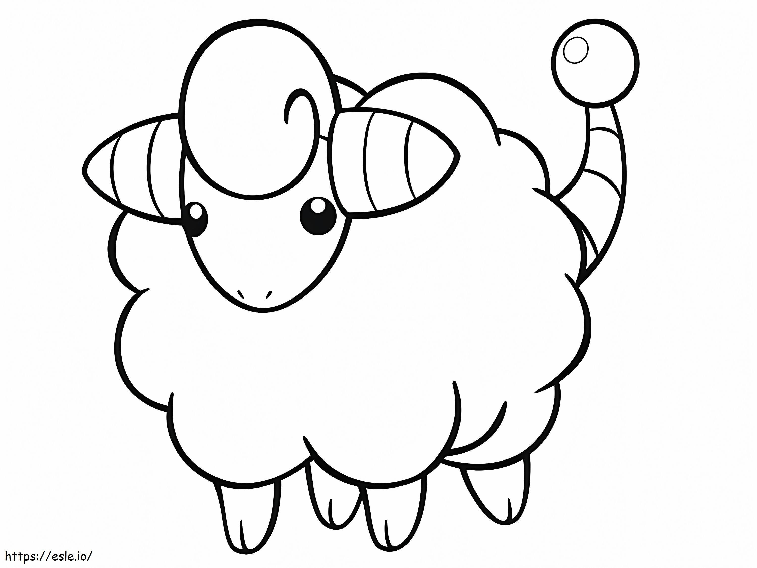 Mareep In Pokemon coloring page