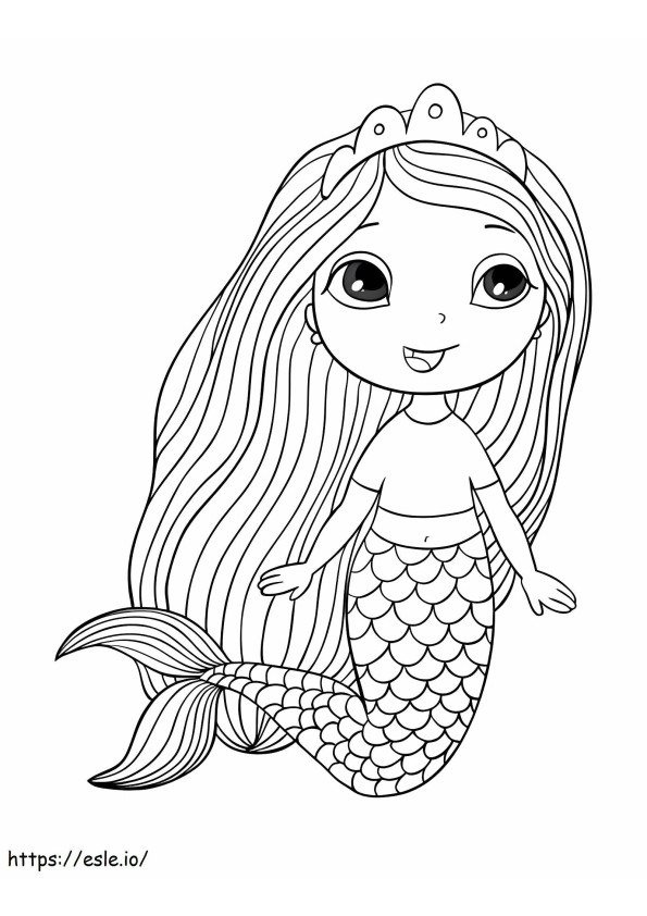 Kleine Meerjungfrau ausmalbilder
