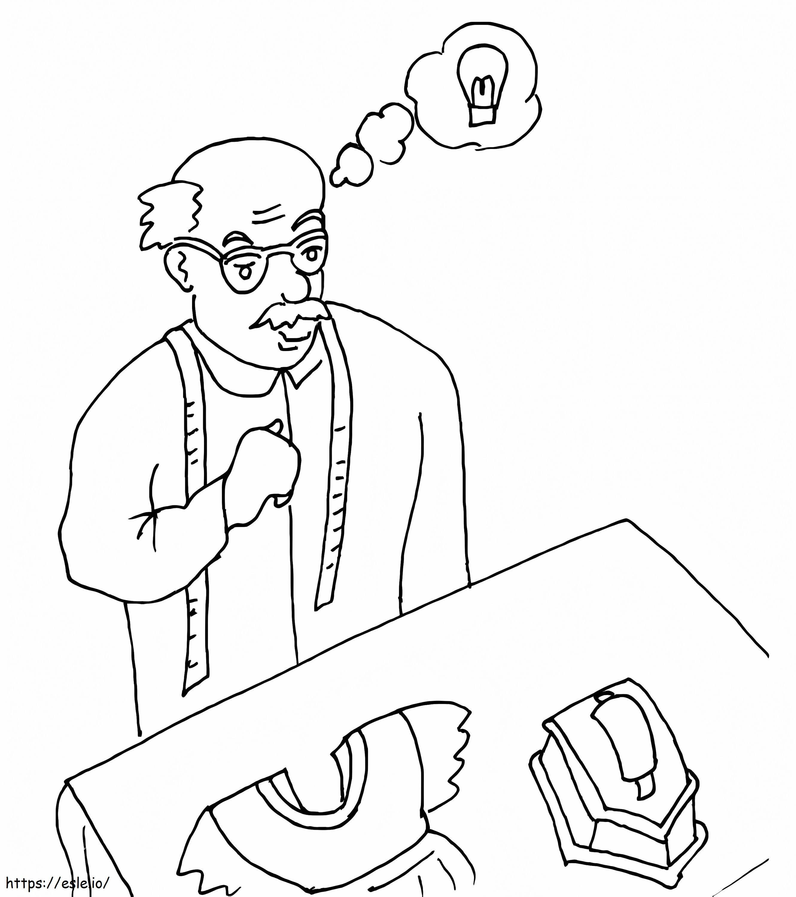 Old Tailor 2 coloring page