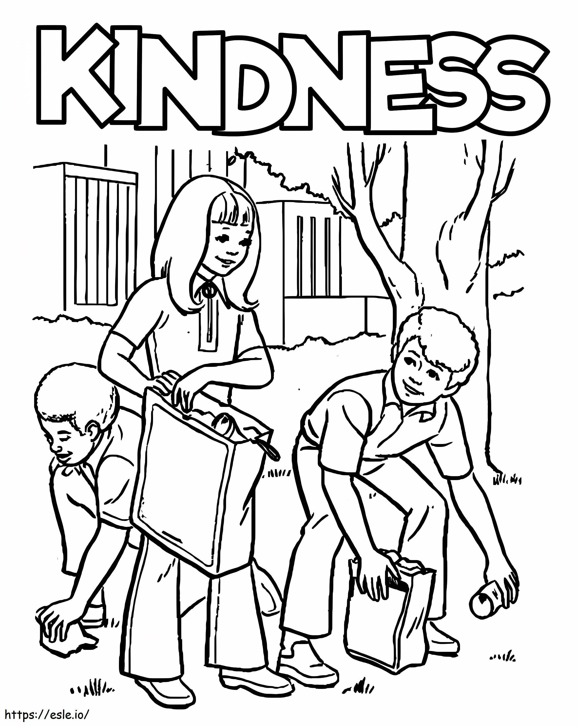 Kindness Coloring Pictures Kindness Coloring Page Kindness Coloring Pictures Kindness Coloring Page