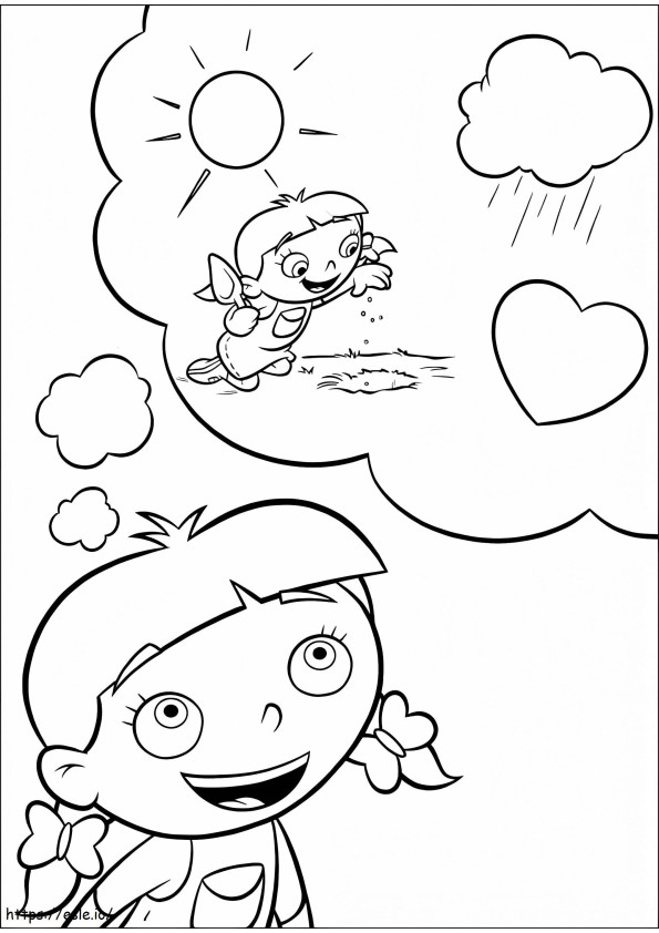 Annie Of Little Einsteins coloring page