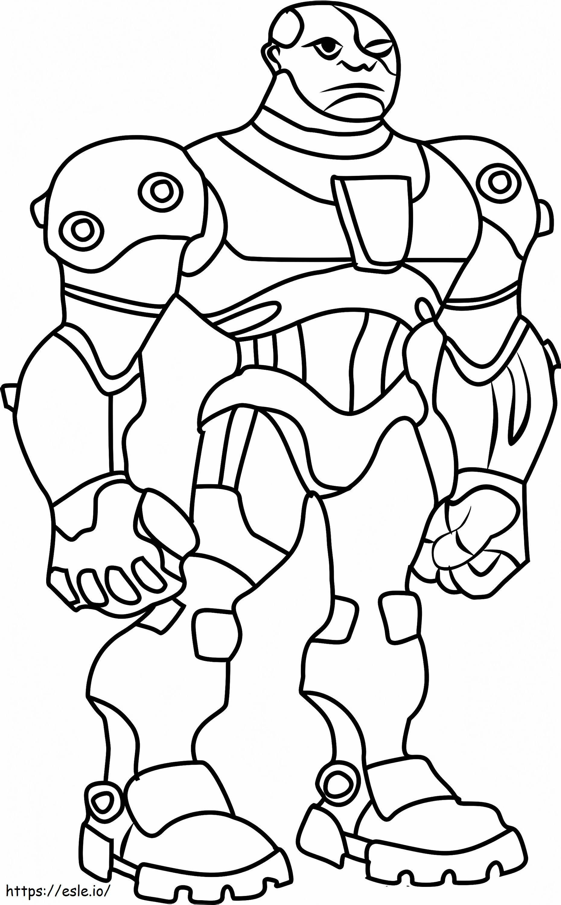 Cyborg1 coloring page