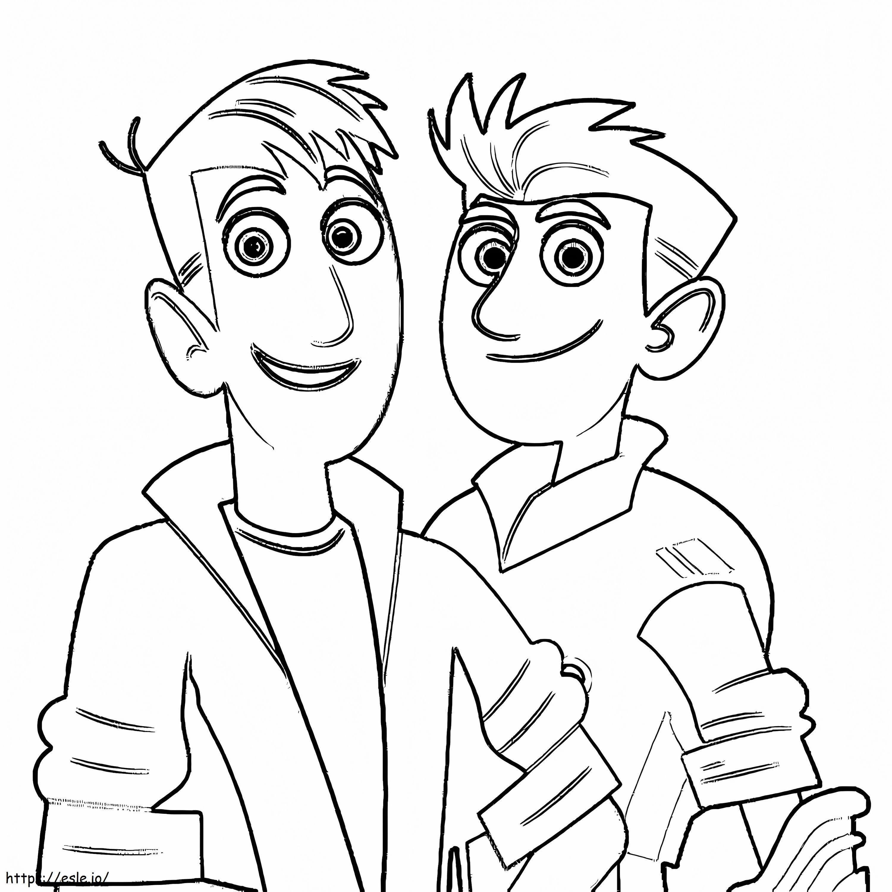 Wild Kratts 2 coloring page