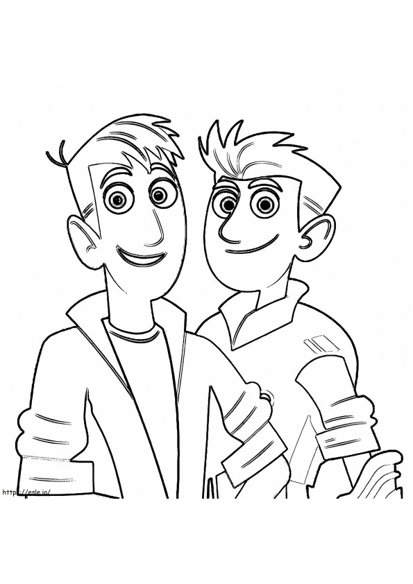 Wild Kratts 2 coloring page