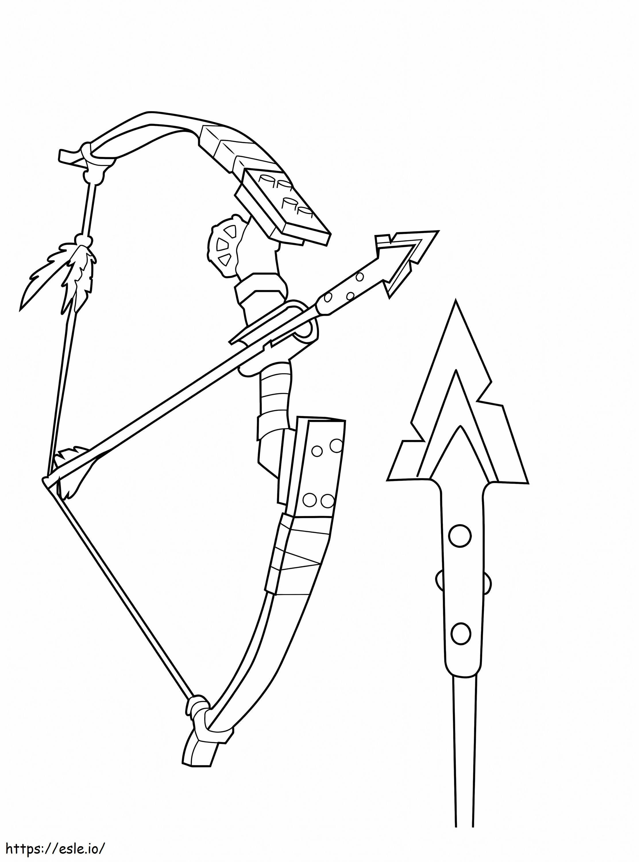 Fortnite Makeshift Bow coloring page