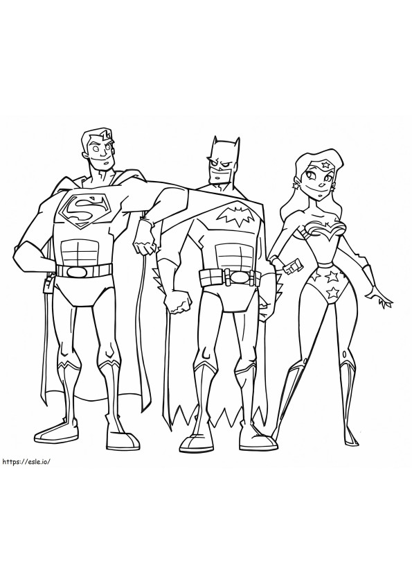  Justice League-afbeeldingen kleurplaat
