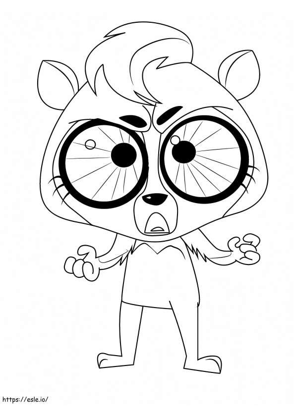 How To Draw Dolores From Littlest Pet Shop Step 0 coloring page