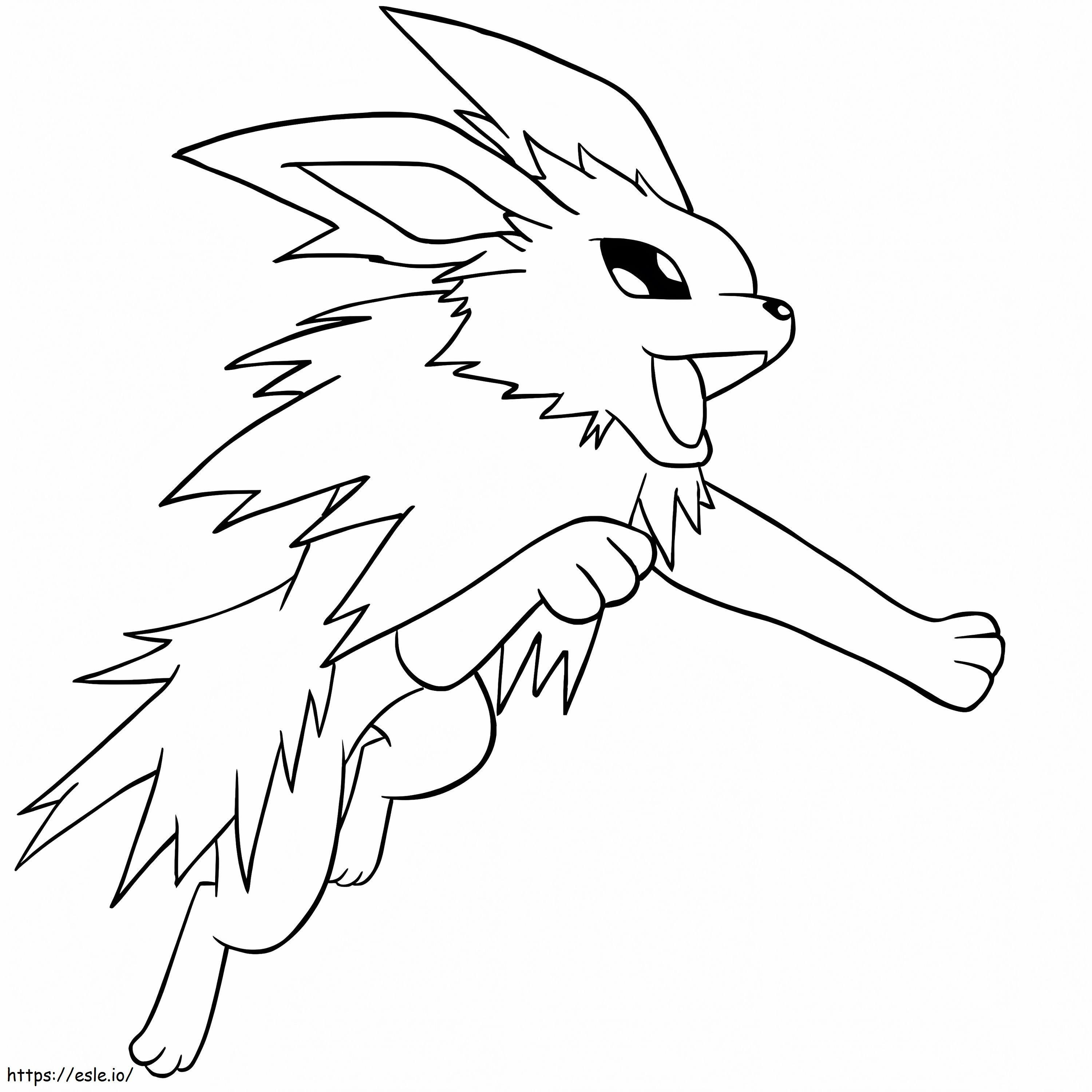 Jolteon 6 coloring page
