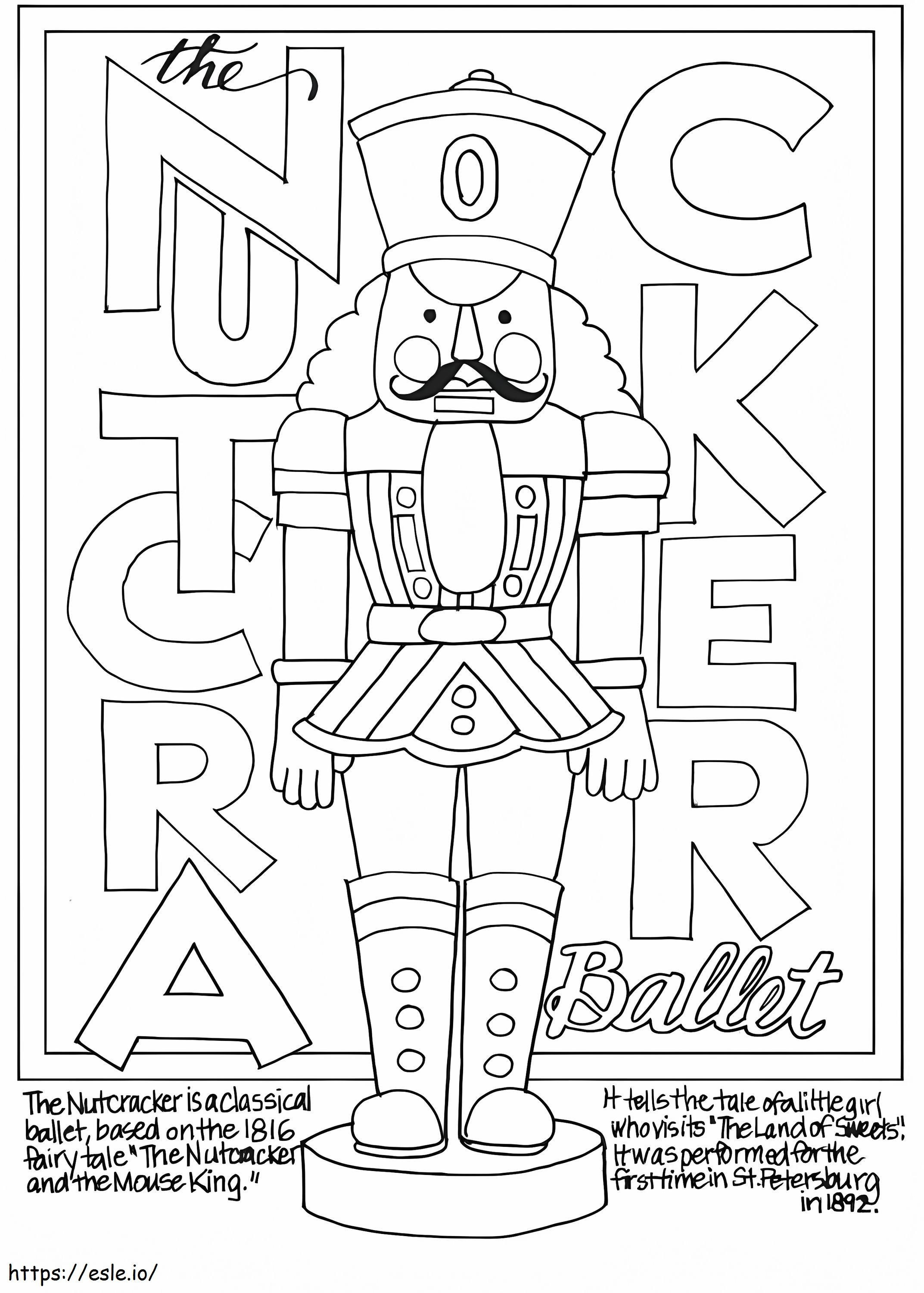 The Nutcracker coloring page
