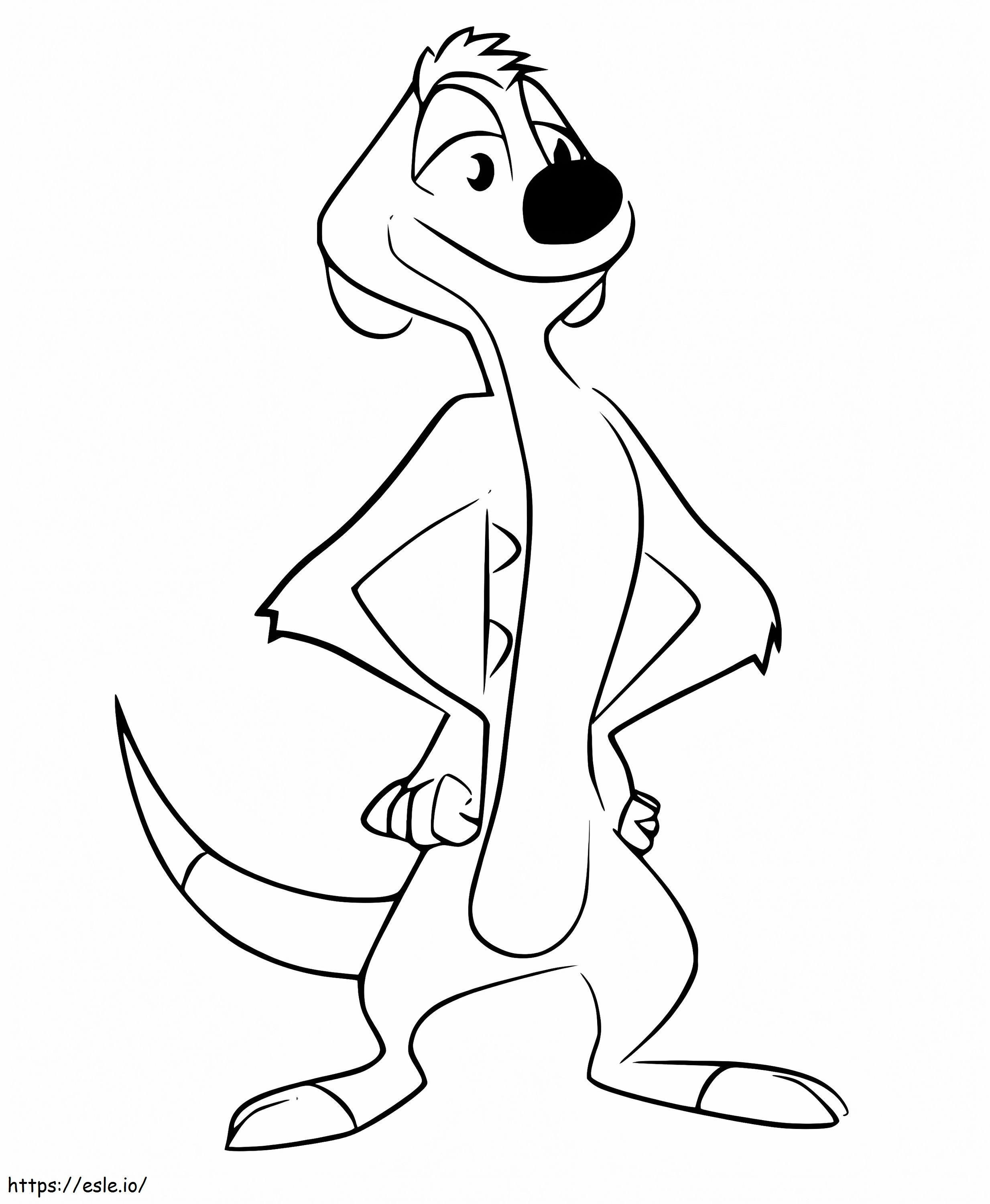 Timon From The Lion Guard coloring page